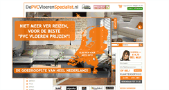 Desktop Screenshot of depvcvloerenspecialist.nl